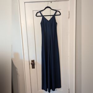 Vintage long navy dress